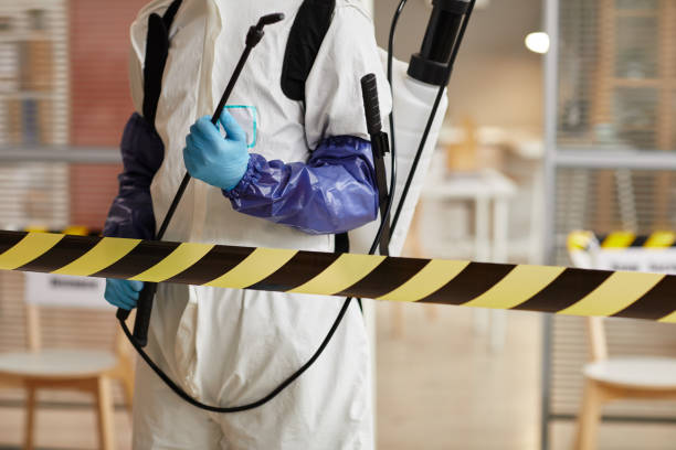 Professional Blood Cleanup technician working in Basking Ridge, NJ